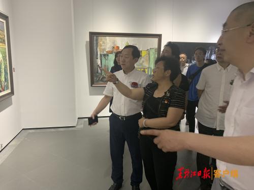 第十三届黑龙江省美术作品展览在哈尔滨开幕 贾玉梅出席