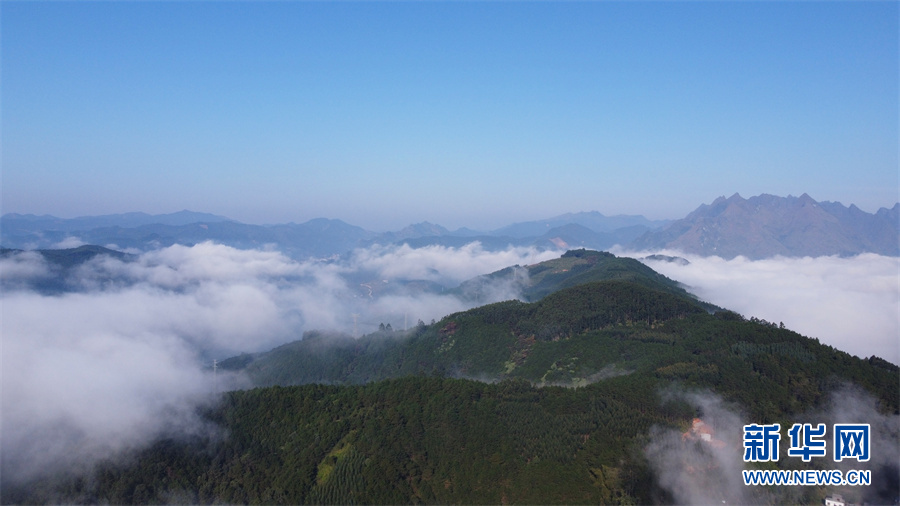 广西大化：看烟波浩渺 山水相伴