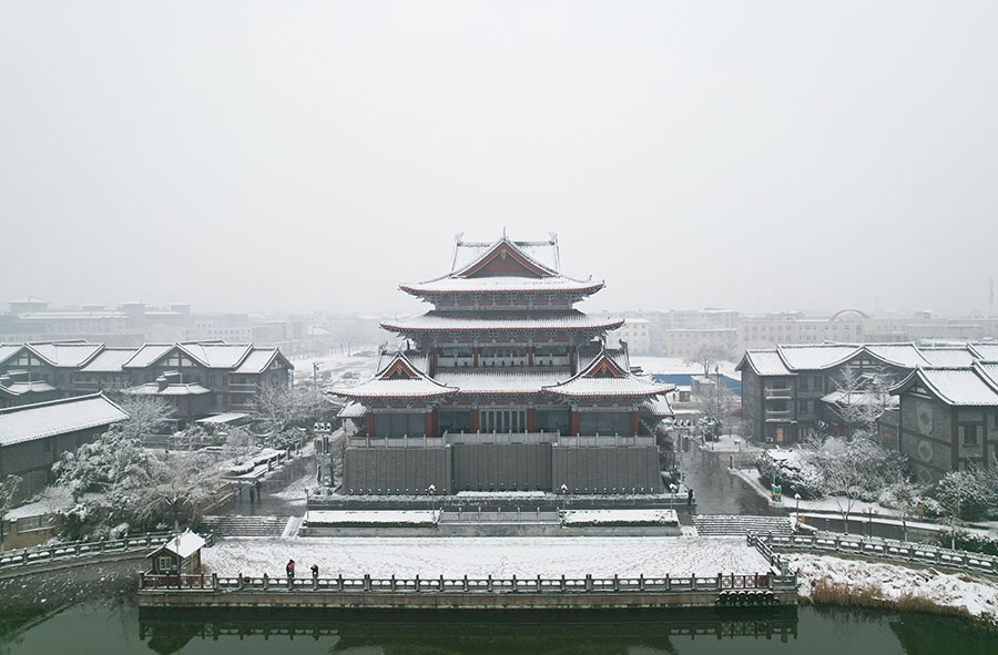 雪后汴京 景色迷人