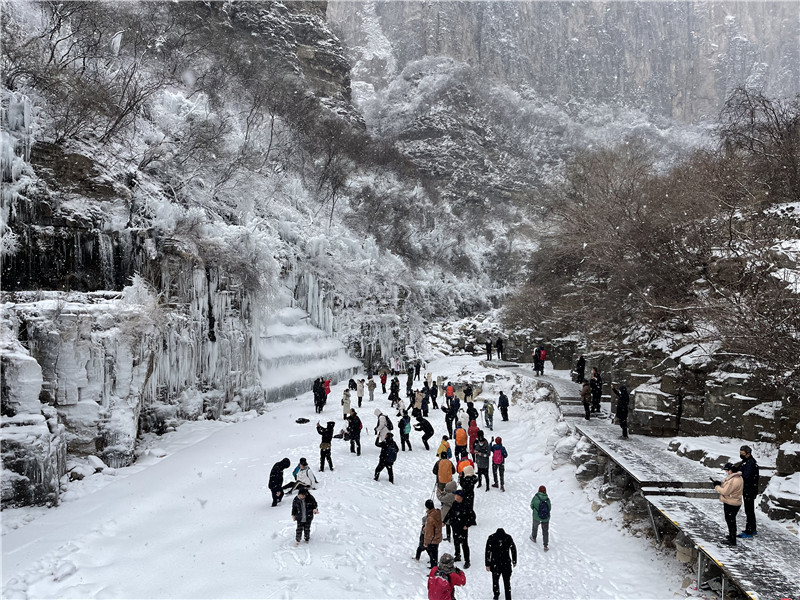 美若仙境 云台山景区迎来冬至后首场降雪_fororder_微信图片_20211225120618