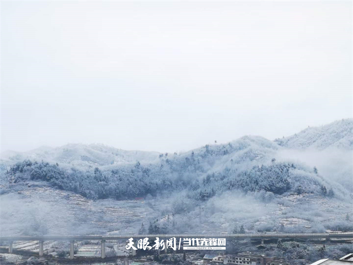 （中首）贵州各地雪景实拍