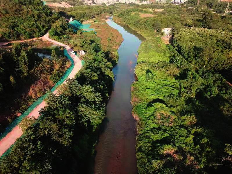 南宁3个水环境治理项目竣工 心圩江水塘江等流域现水清岸绿新景象