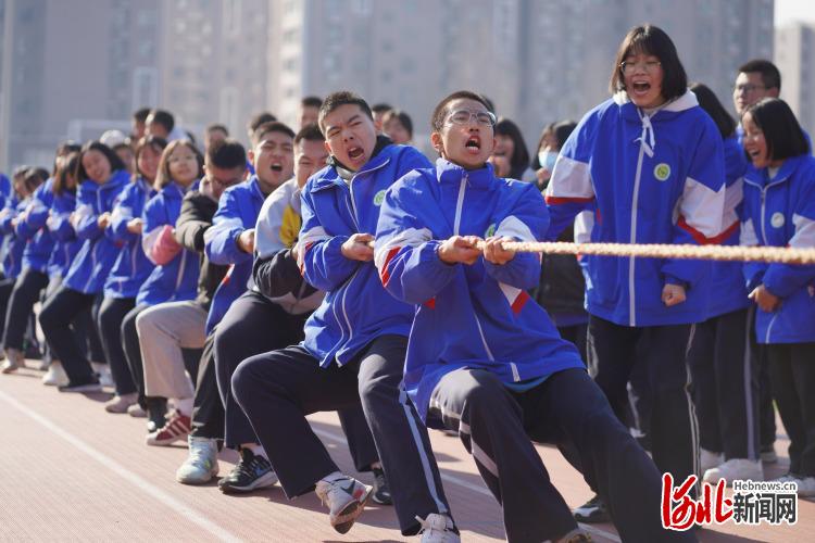 河北内丘：校园多彩运动迎新年