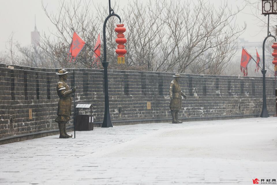 来了 开封2022年第一场雪