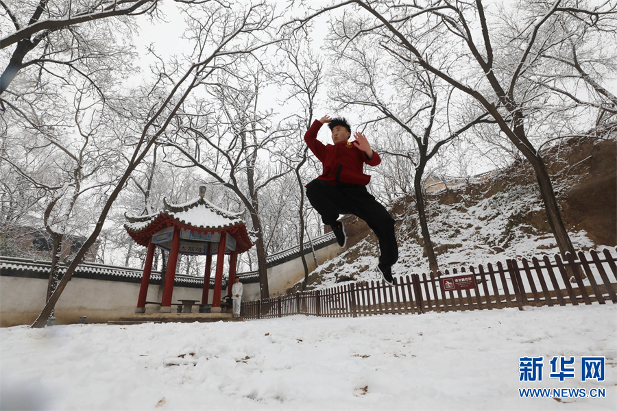 河南温县：雪后陈家沟