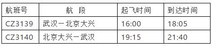 武汉至北京客运航班复航：6月9日起 每天一个往返航班