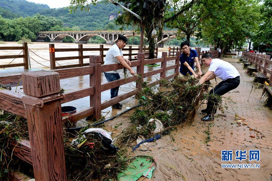 【焦点图】【南平】福建武夷山：众志成城抗洪救灾