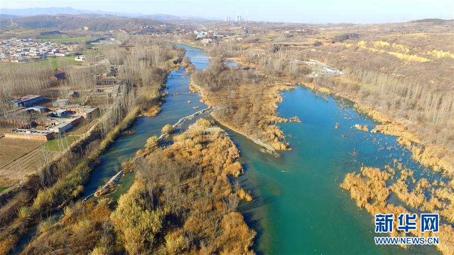 河南鹤壁：冬日淇河湿地美