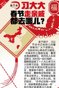 这三年习大大春节走亲戚都去哪？