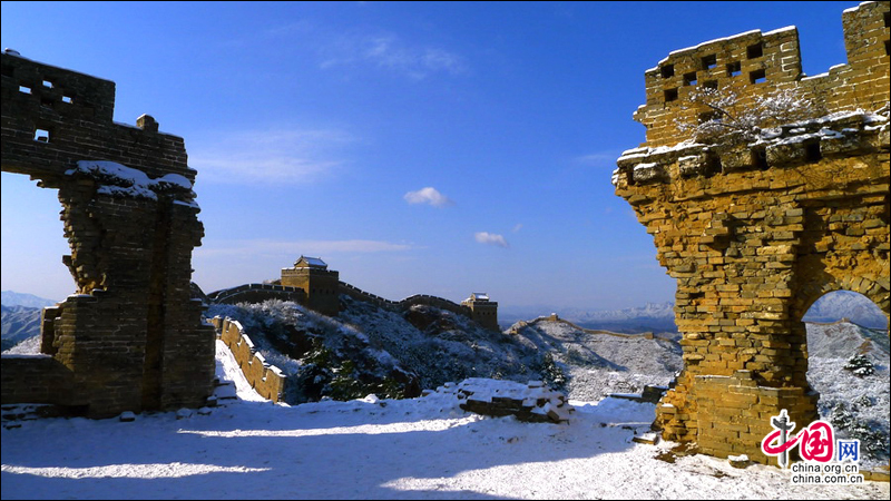 金山岭长城：等雪来