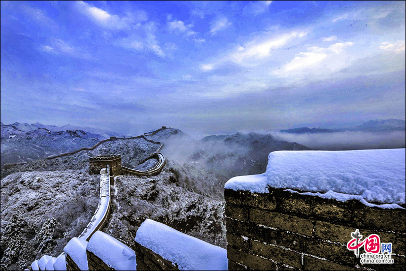 金山岭长城：等雪来