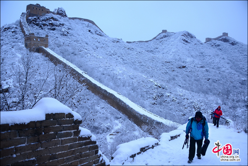 金山岭长城：等雪来