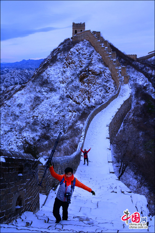 金山岭长城：等雪来