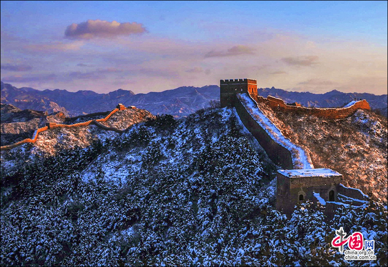 金山岭长城：等雪来