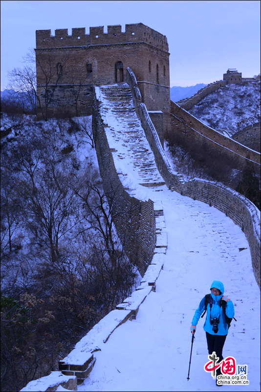 金山岭长城：等雪来