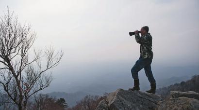 【白山松水（标题）】大山之巅的林场瞭望员