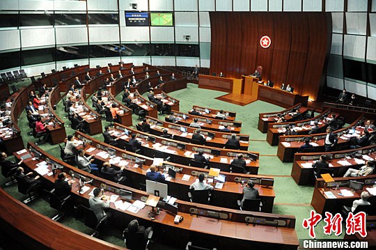 香港立法会通过政府《财政预算案》