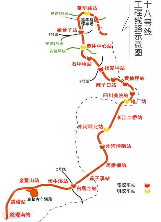 【城市远洋带图】重庆轨道交通十八号线全面开工 全线有望2023年建成运营