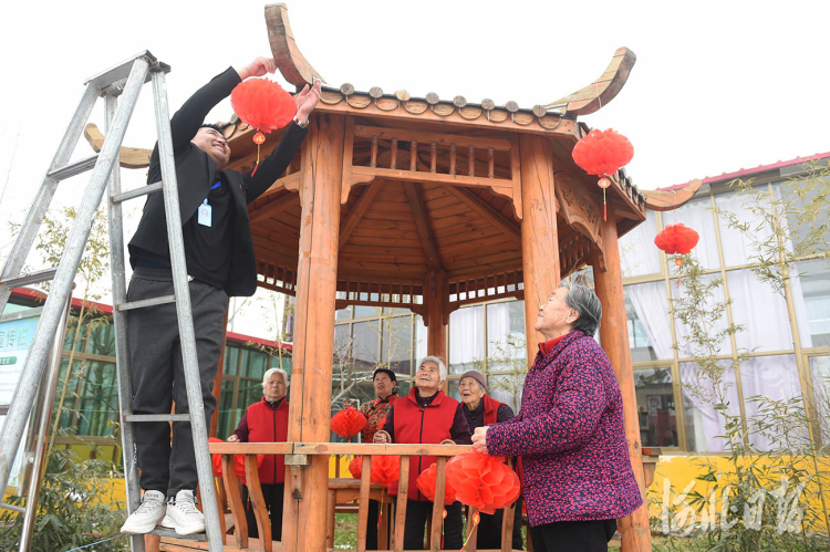 河北南和：养老院里迎新年