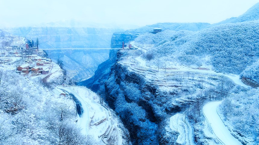 安阳林州：雪后江山如画