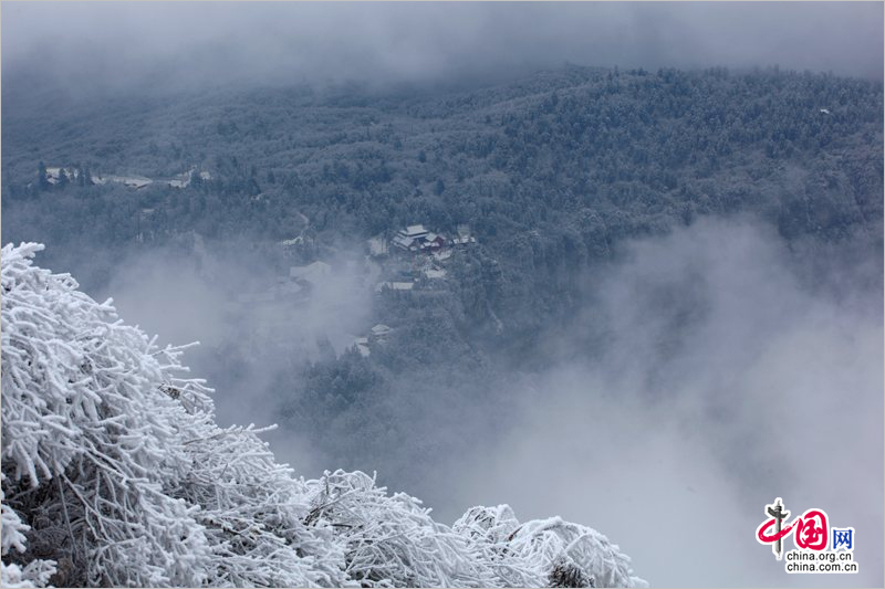 雪域盛景迎宾客 峨眉山冰雪温泉节大幕拉开