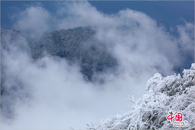 雪域盛景迎宾客 峨眉山冰雪温泉节大幕拉开