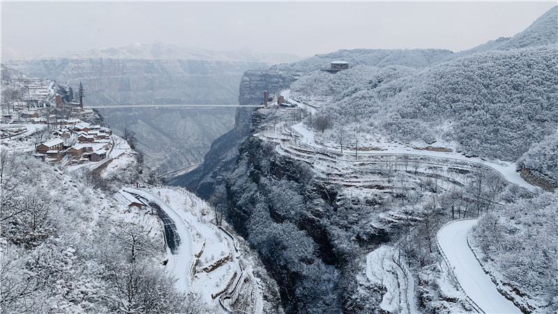 安阳林州：太行雪景美如画_fororder_微信图片_20220124150050