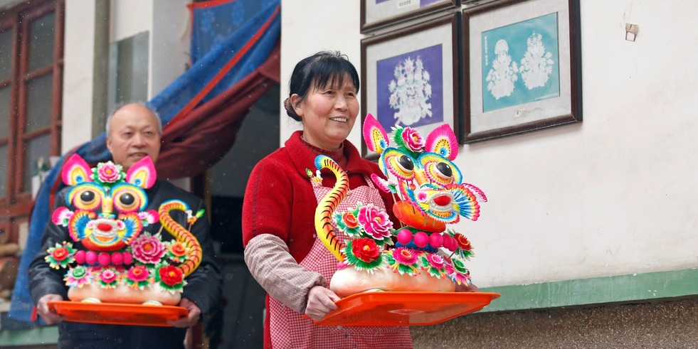 【新春走基层】陕西合阳：花馍飘香迎佳节