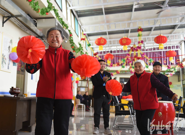 河北南和：养老院里迎新年