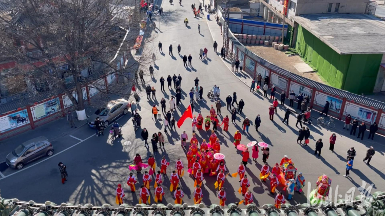 【组图·聚焦北京冬奥会】古城宣化：秧歌锣鼓迎冬奥