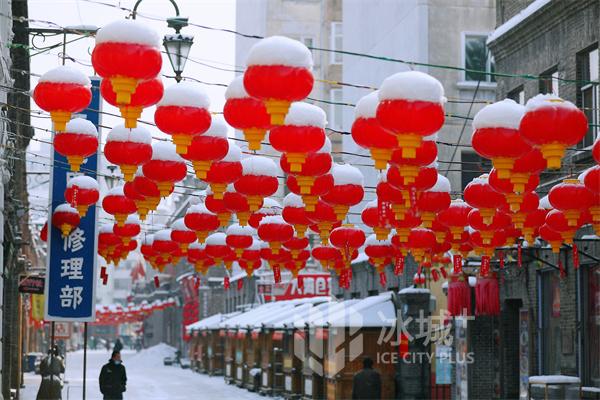 巴洛克风情撞上国风 “雪容融”雪后冰城美绝了