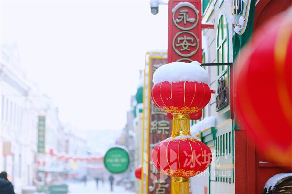 巴洛克风情撞上国风 “雪容融”雪后冰城美绝了