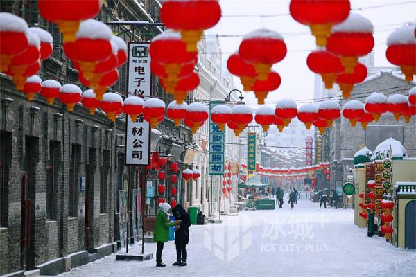 巴洛克风情撞上国风 “雪容融”雪后冰城美绝了