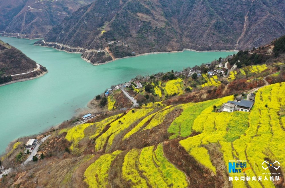 飞“阅”中国︱甘肃陇南：油菜花开碧水间_fororder_4