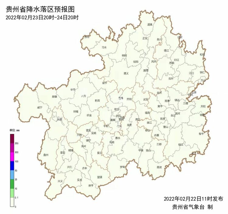 贵州降雪天气即将结束 低温天气持续到25日后