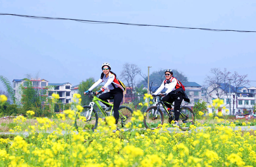 广西：赏花踏春好惬意