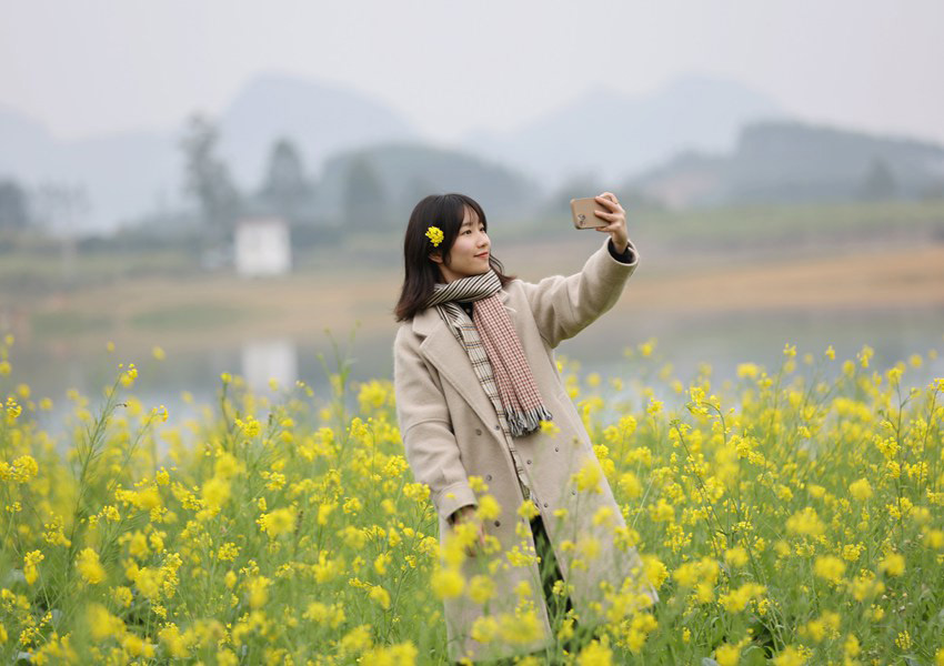 广西柳城：春花烂漫游人醉