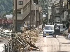 日本九州等地洪灾持续 死亡人数升至62人