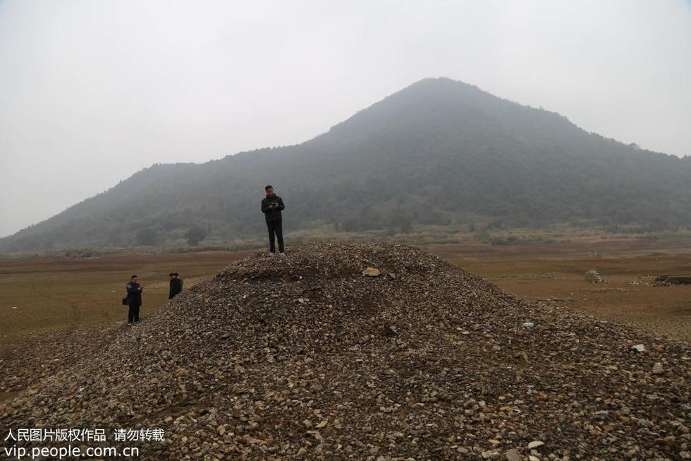 江西蒙山银矿水下古遗址重见天日