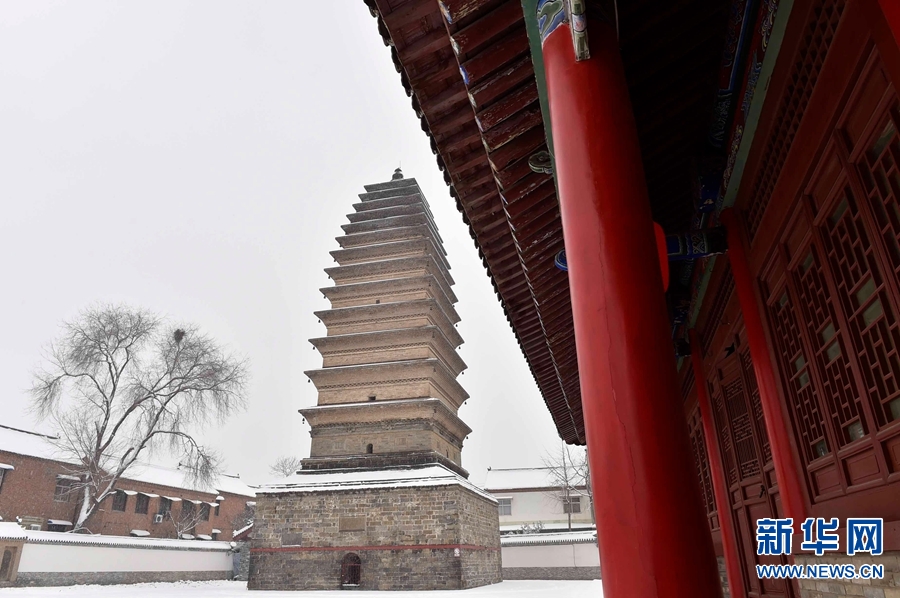 河南沁阳：博物馆雪景更迷人