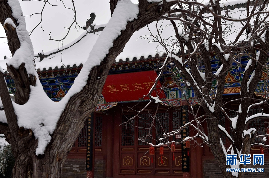 河南沁阳：博物馆雪景更迷人