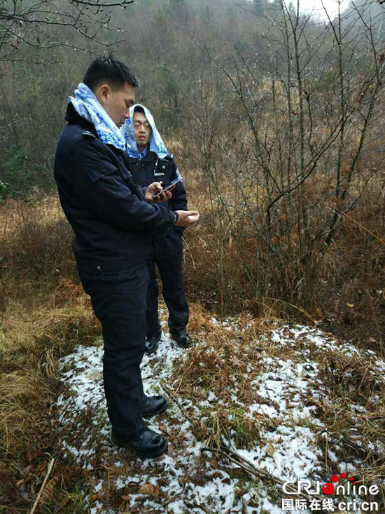 已过审【法制安全】雨雪交加 巫溪民警大山中找回走失羊群和老人