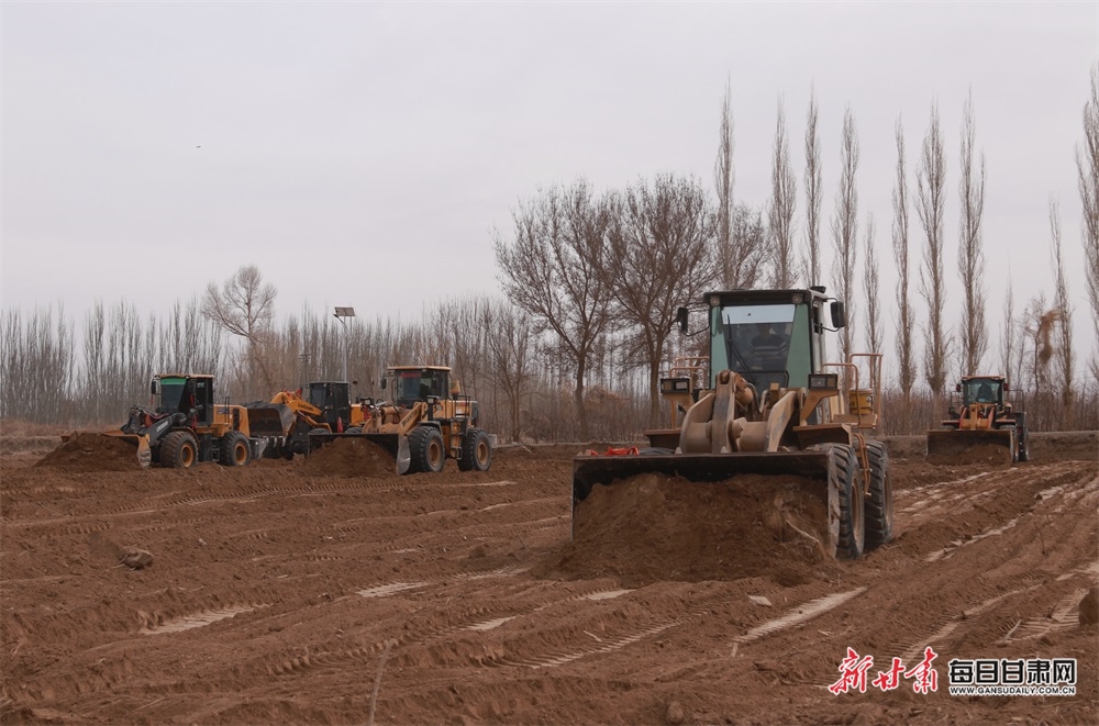 （乡村振兴图文列表）敦煌全力推进4万亩高标准农田建设