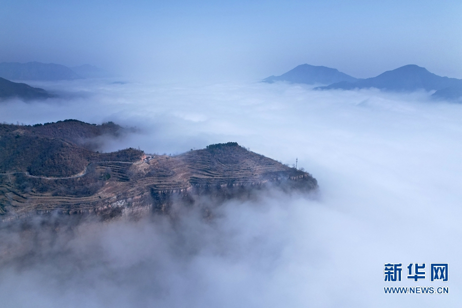 河南安阳：太行大峡谷春景如画