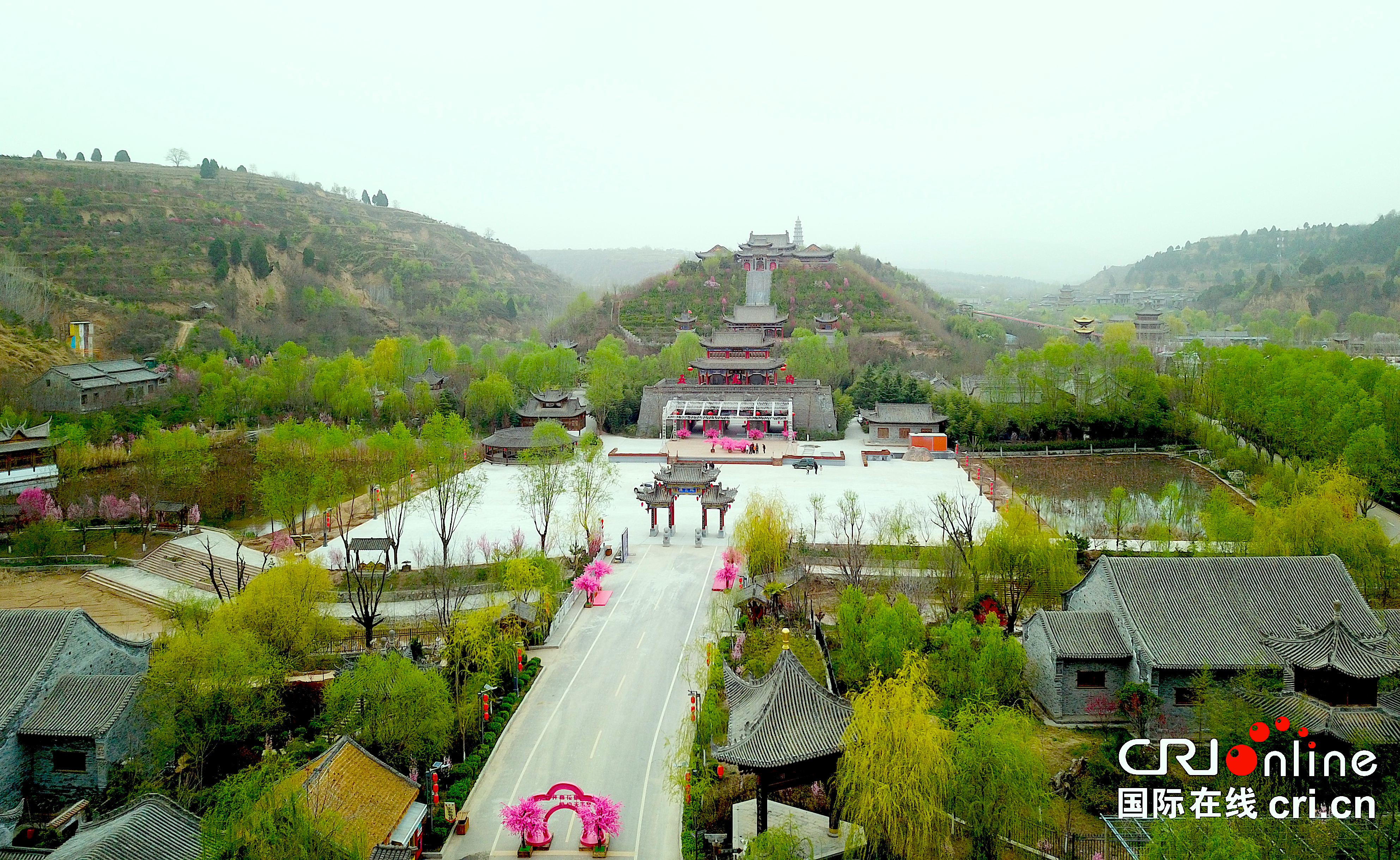 【与春天撞个满怀 打卡最美春景】陕西渭南：桃花源里桃花香 花香四溢迎客来_fororder_3