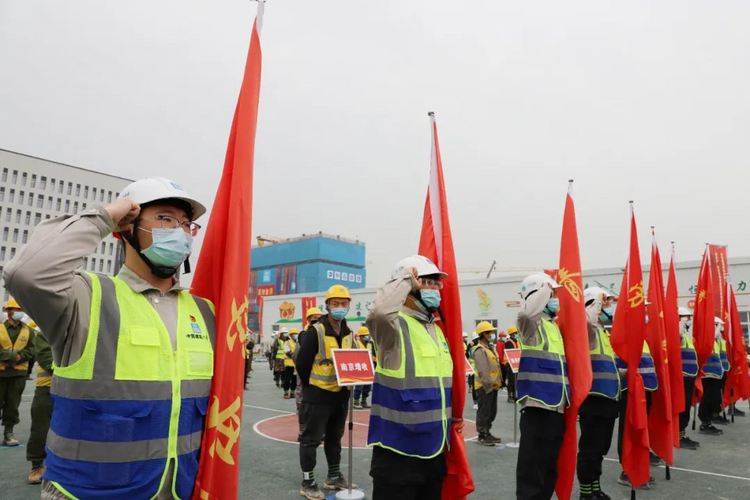 比学赶帮超 西安咸阳国际机场项目开展“铁军杯”劳动竞赛_fororder_图片7