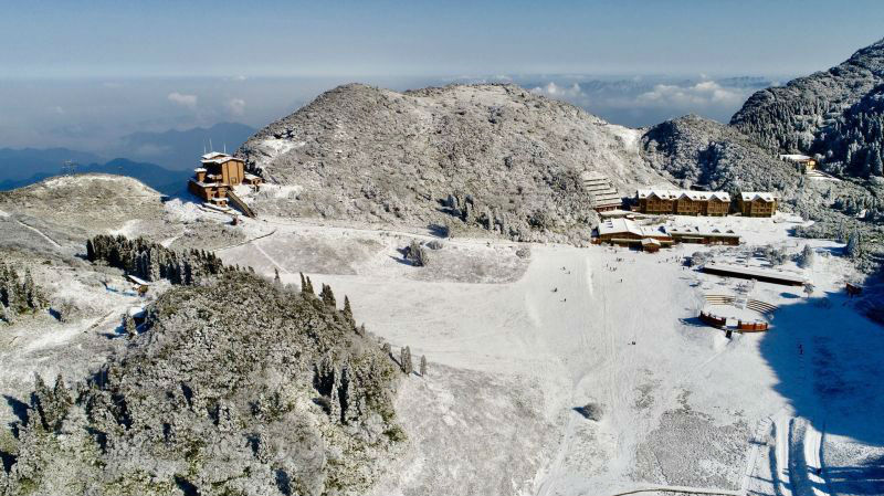 【渝情渝景　图文】雪后阳光照耀 金佛山景色美翻天