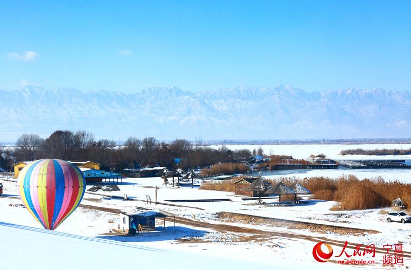 冬韵沙湖雪景美