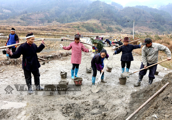 [园区建设-图文]三江：群众冬修水利备耕忙(图)