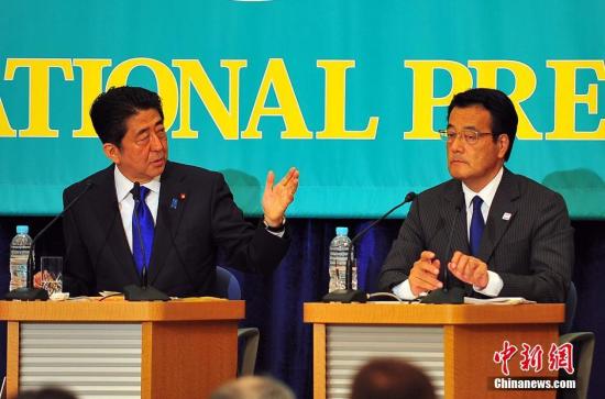 日本9名党首瞄准参院选举 就安倍经济学功过论战